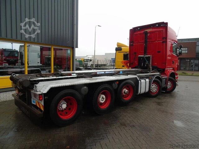 Containertransport (kabelsysteem) Scania R480 +10X2  + VBG CABLE 30TON