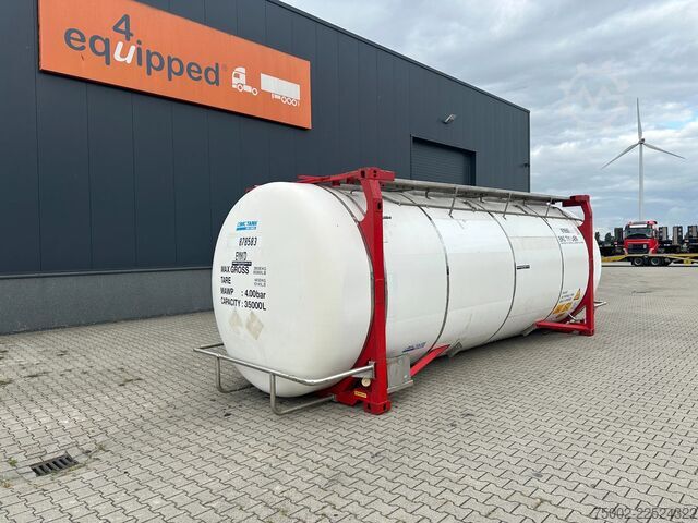 Tankcontainer CIMC 34.820L / 1-comp. / 4 BAFFLES / 20FT swapbody /...
