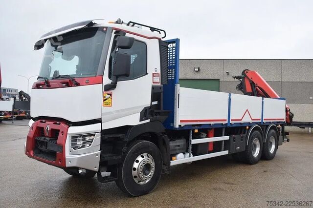 Platforma ładunkowa Renault C480 Crane Palfinger PK18002 -Remote control