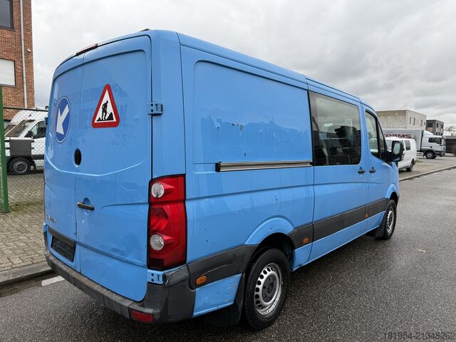 Bestelwagen lang Volkswagen crafter 2.0tdi 136pk dubbel cabine