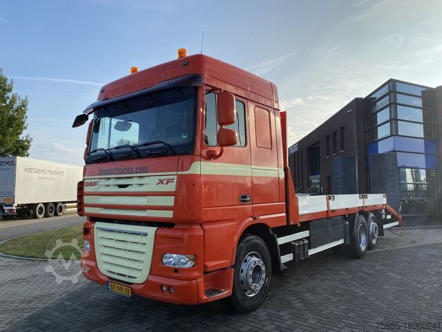 Open body DAF XF105.410 Platform / Machine Transporter / NL/ APK