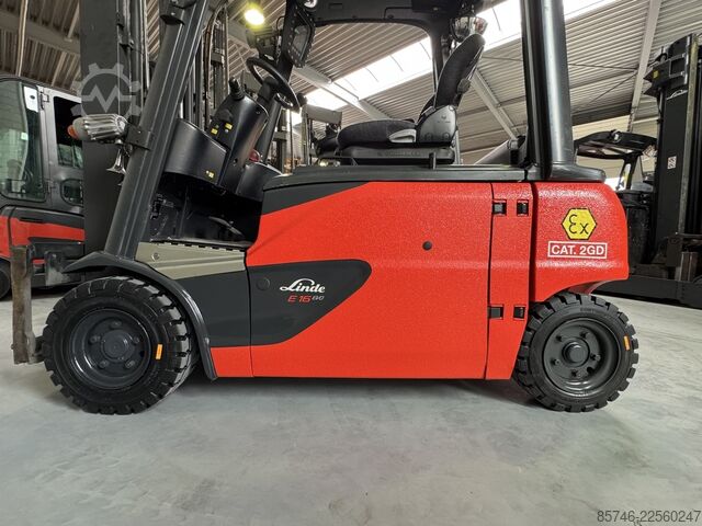 E 16 PL - 386 / 02 Evo * Atex EX * Proplan 2GD / Z1 & 21 & 22 * Triplex FFL * BATERIE NOUĂ!! LINDE E 16 PL - 386 / 02 Evo * Atex EX * Proplan 2GD / Z1 & 21 & 22 * Triplex FFL * NEW battery !!