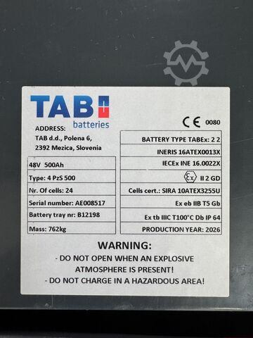 E 16 - 386 / 02 Evo * Atex EX * Proplan 2G / Z1 * NEUE Batterie!! LINDE E 16 - 386 / 02 Evo * Atex EX * Proplan 2G / Z1 * NEW battery !!