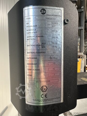 SWE 200 * DEMO * Atex EX * Pyroban 2G / Z1 * BATERIE NOUĂ !! BT SWE 200 * DEMO * Atex EX * Pyroban 2G / Z1 * NEW battery !!