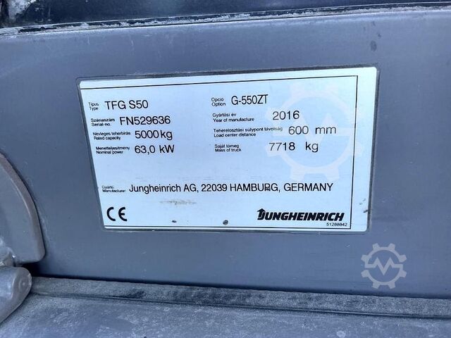 Empilhador de GPL Jungheinrich TFG S50