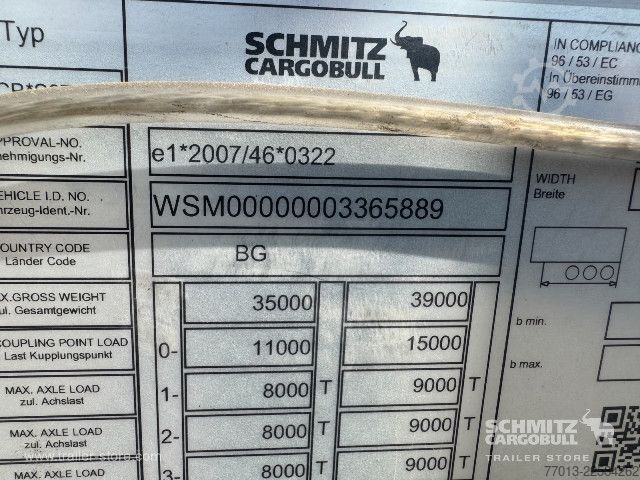 Öppen semitrailer med kapell Schmitz Cargobull Curtainsider Standard