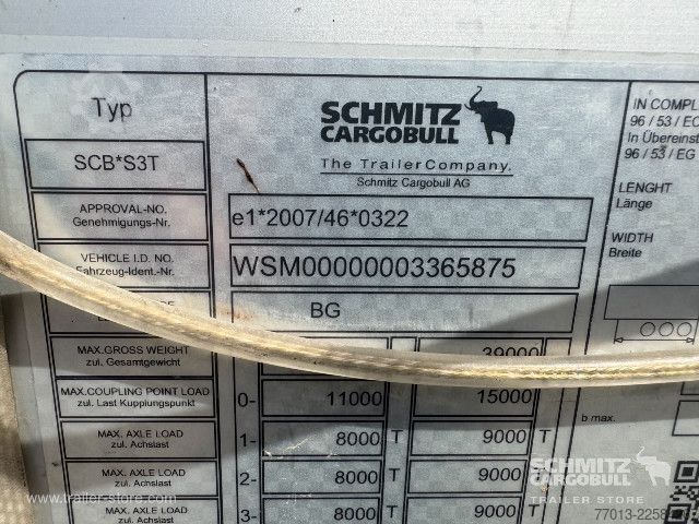 Öppen semitrailer med kapell Schmitz Cargobull Curtainsider Standard