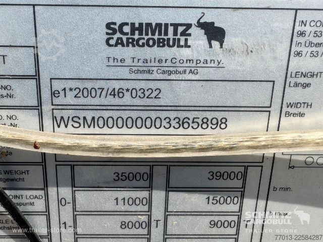 Öppen semitrailer med kapell Schmitz Cargobull Curtainsider Standard