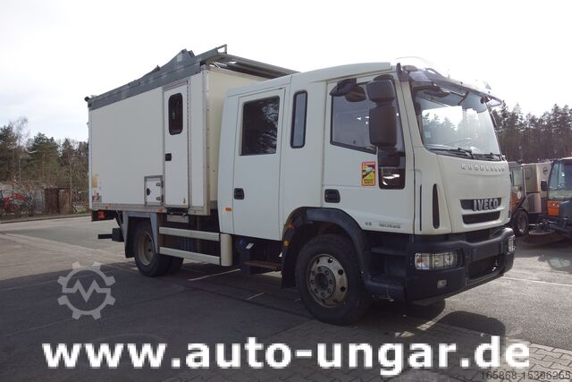 Ciężarówka z nadwoziem skrzyniowym Iveco Eurocargo 120E225Doka Koffer mobile Werk