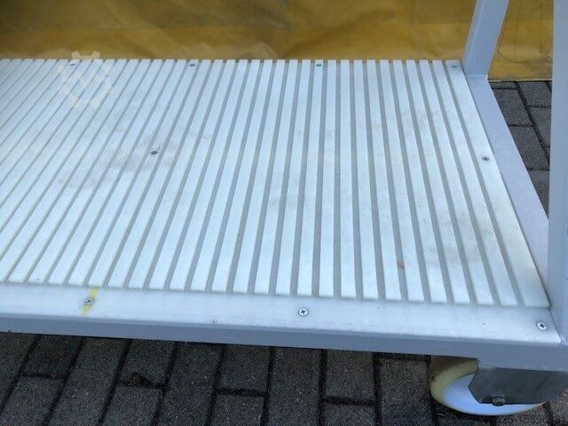 Waaierwagen voor glastransport Heckmann Sortierwagen