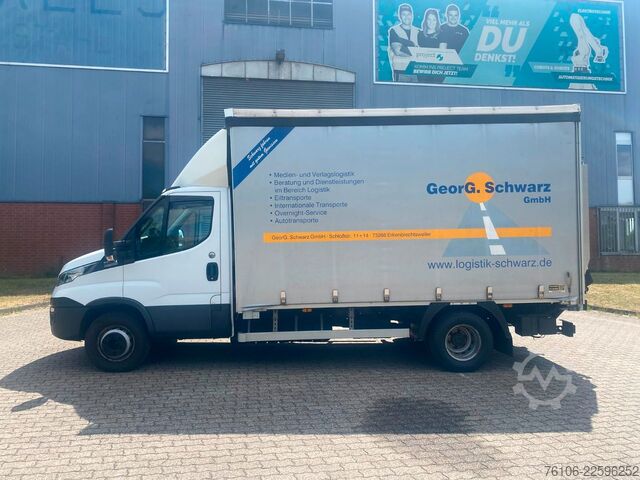 Gardinsided kassevogn IVECO Daily 72C18 Hi-Matic Schiebe Plane +LBW