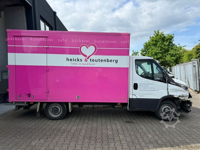 Furgone chiuso IVECO Daily 35S14 Hi-Matic Koffer*Ahk*Seiten tür*