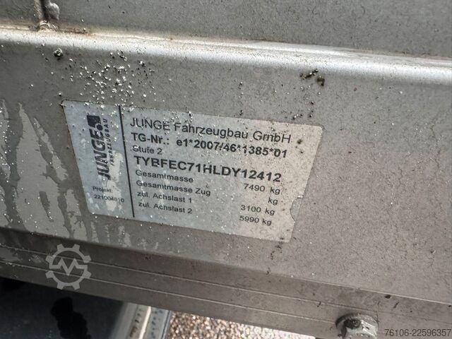 Fourgon tôlé FUSO Canter 7C18 Koffer mit Ladebordwand *Klima*