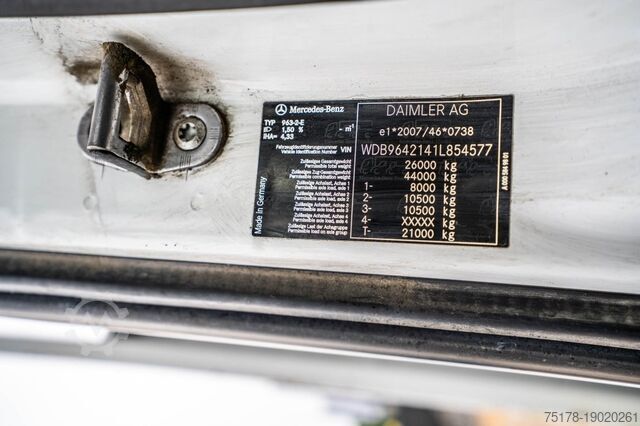Plateau de chargement Mercedes-Benz AROCS 2648 + PALFINGER 23 T/M + 5 EXT