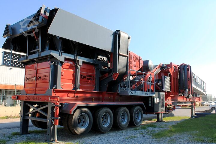 Instalație mobilă de concasor cu concasor cu con General Makina GNR 944