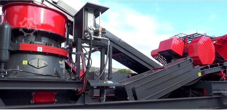 Instalație mobilă de concasor cu concasor cu con General Makina GNR 944