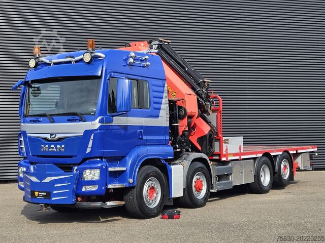Vinç kamyonu MAN TGS 35.500 8x4-6 / PALFINGER 92 t/m CRANE +JIB