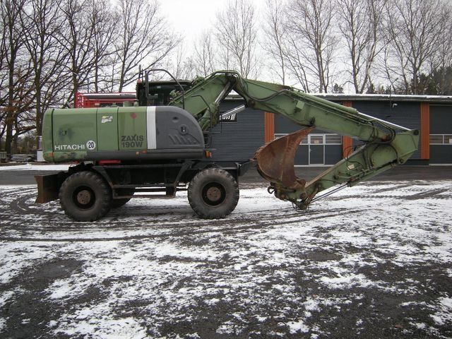 Mobiele graafmachine HITACHI ZX190W-3 Mobilbagger