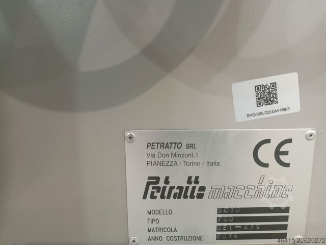 Plegadora encoladora Petratto Metro 78-105