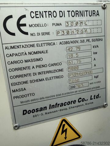 CNC-svarv DOOSAN Puma 300MC