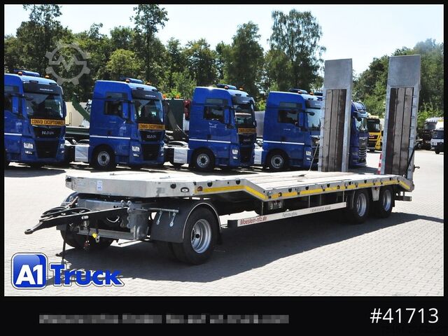 Reboque com plataforma rebaixada Möslein TA 3, verzinkt verbreiterbar, Ladefläche 8770mm