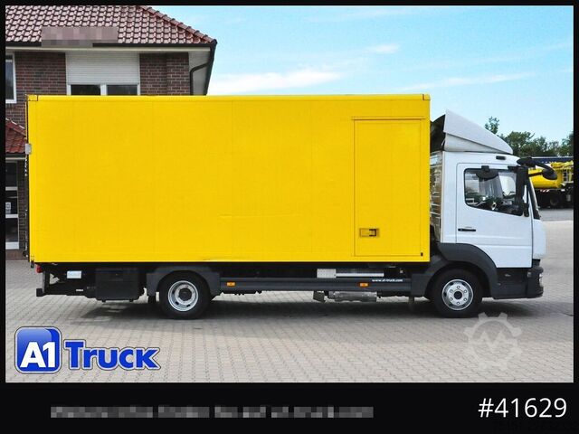 Box van MERCEDES-BENZ Atego 818 L, Koffer, Automatik, , Seitentür