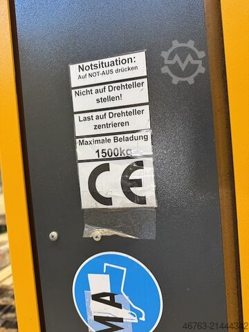 Paletový ovinovač s otevřeným otočným stolem Jungheinrich Ameise Superstretch 152 30 GV mas3Ph