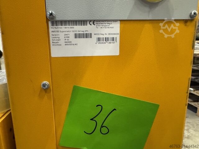 Paletový ovinovač s otevřeným otočným stolem Jungheinrich Ameise Superstretch 152 30 GV mas3Ph