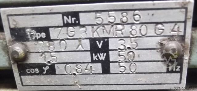 Getriebemotor 1,5 kW 50 U/min VEM ZG3KMR80G4