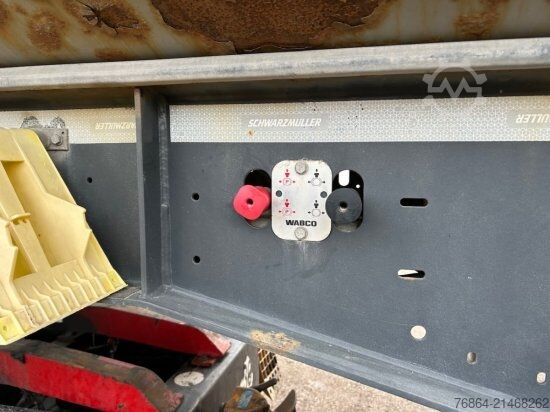 Semi-remorque benne SCHWARZMüLLER KIPPMULDE 25M³, SAF, PODEST, HYVA