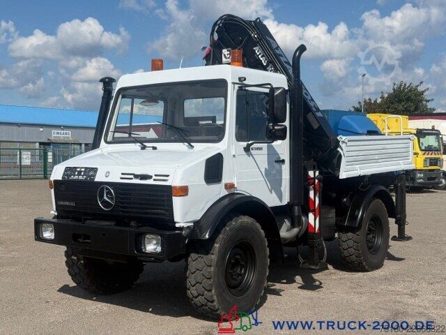 LKW mit Pritsche (offen) Unimog U1450 Atlas 105.1 Fernbedieung 5t. Traglast 1.Hd
