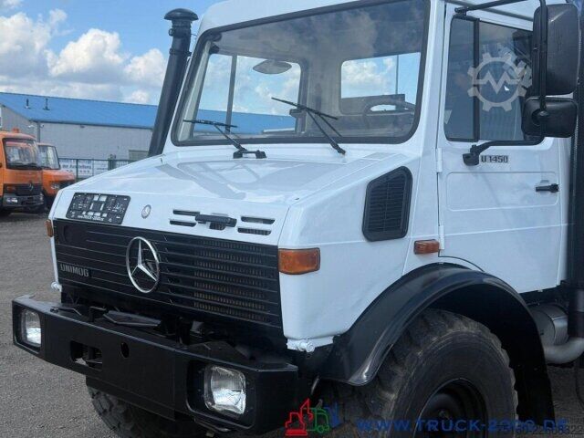 LKW mit Pritsche (offen) Unimog U1450 Atlas 105.1 Fernbedieung 5t. Traglast 1.Hd