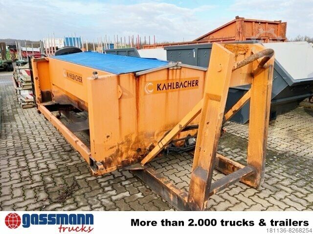 Abrollcontainer  STA 4000 LTC, Salzstreuer ca.4m³, Abrollaufnahme!