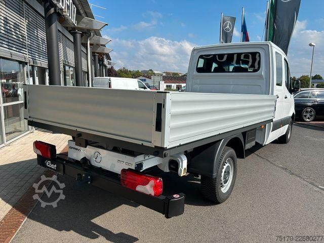 Plattformsskåpbil dubbelhytt Mercedes-Benz Sprinter 317 CDI 4325 DoKa Klima AHK Stdheiz