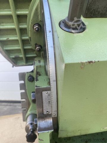 Univ. zwenk-kantel-draaitafel; universele hulp-/aanbouwtafel voor gereedschapsfreesmachine, zwenktaf vermutlich DECKEL 