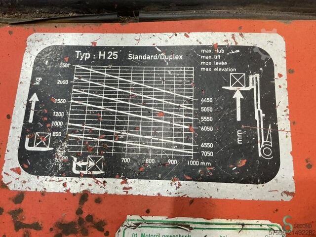 Gaffeltruck Linde H25D