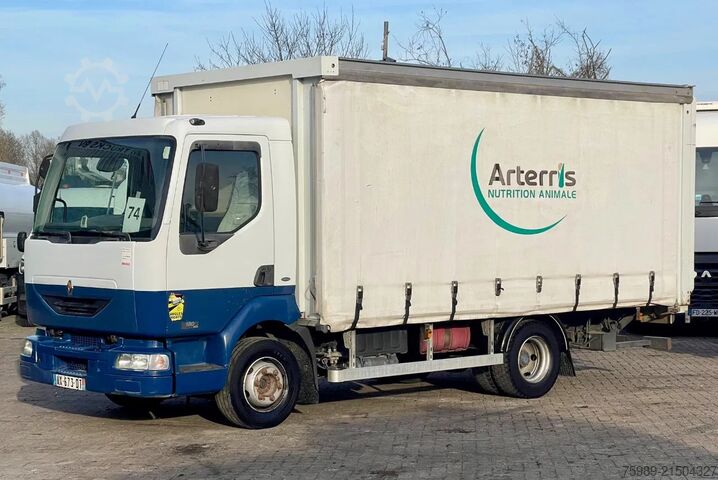 Posuvná plachta Renault Midlum 180 11,9t  Manual.  490026 km, MOT 02-04...