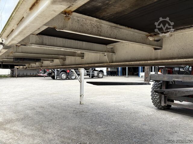 Διαξονική πλατφόρμα με καρότσαWechselbrücke με πλατφόρμαWechselbrücke με πλατφόρμα φορτίουΣωλήνας αλ Krone BDF 7,45m Baustoff Bordwand + Türen