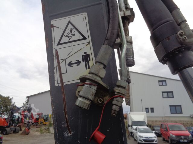 Tekerlekli ekskavatör ATLAS 150W Lehnhoff MS10-3 + Schaufel Klima