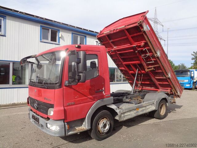 Damperli panelvan MERCEDES-BENZ Atego 816 K Blatt EU4 Meiller Kipper