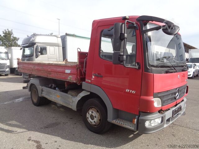 Damperli panelvan MERCEDES-BENZ Atego 816 K Blatt EU4 Meiller Kipper