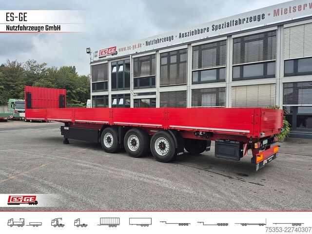Werkplatform oplegger KÖGEL Multi Chassis, verstärkt, Bordwände
