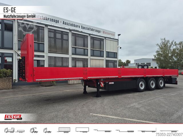 Werkplatform oplegger KÖGEL Multi Chassis, verstärkt, Bordwände