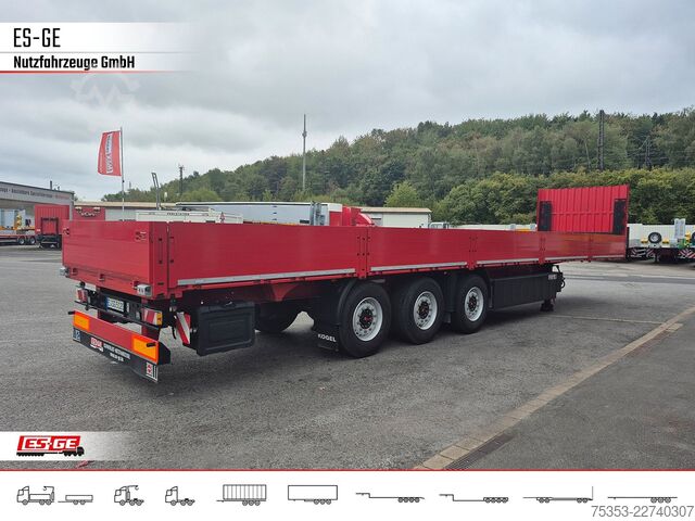 Werkplatform oplegger KÖGEL Multi Chassis, verstärkt, Bordwände