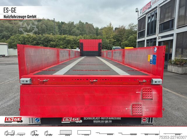 Werkplatform oplegger KÖGEL Multi Chassis, verstärkt, Bordwände