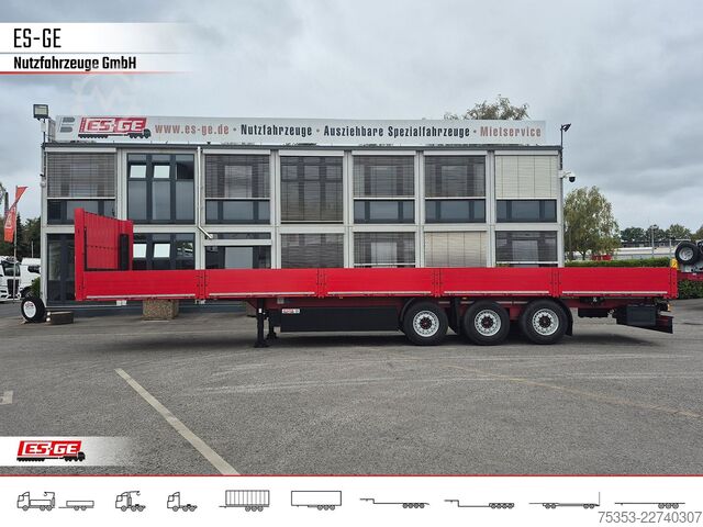 Werkplatform oplegger KÖGEL Multi Chassis, verstärkt, Bordwände