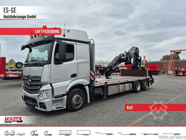 Vrachtauto met open laadbak MERCEDES-BENZ 2546 L 6X2 ACTROS, Pritsche, MKG HLK 531