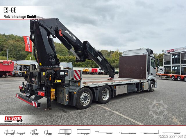 Vrachtauto met open laadbak MERCEDES-BENZ 2546 L 6X2 ACTROS, Pritsche, MKG HLK 531