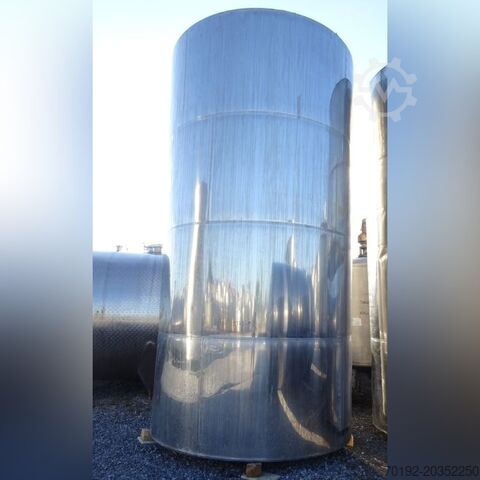 26500 liter vertical storage tank made of V2A stainless steel  K0148