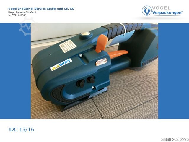 Strumento di reggiatura manuale / strumento di reggiatura Akkuumreifer JDC 13/16 Automatischer Handumreifer